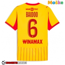 Moške Nogometnih dresov RC Lens Samson Baidoo #6 Domači 2025-26 Kratki rokavi